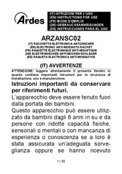 ARDES ARZANSC02 Instrucciones Para El Uso