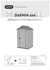 Keter DARWIN 4x4 17212741 Manual Del Usuario