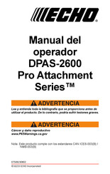 Echo DPAS-2600 Manual Del Operador