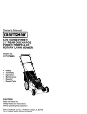 Craftsman 917.378420 Manual Del Propietário