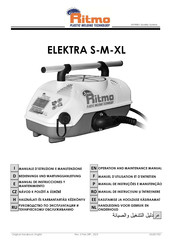 Ritmo ELEKTRA XL Manual De Instrucciones Y Mantenimiento