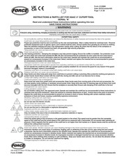 Force 5564C Instrucciones Y Lista De Piezas