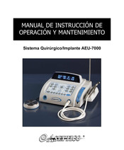 Aseptico AEU-7000 Manual De Instrucción De Operación Y Mantenimiento