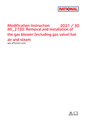 Rational iCombi Classic Gas 10-1/1 Manual Del Usuario