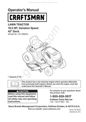 Craftsman 247.288843 Manual Del Operador