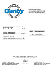 Danby DBC117A1BSSDB-RF Manual Del Propietário