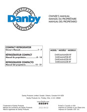 Danby DAR044A6MDB-RF Manual Del Propietário