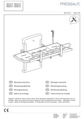 Pressalit R8572313 Instrucciones De Montaje