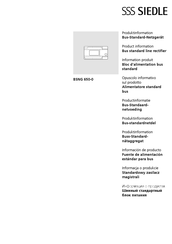 SSS Siedle BSNG 650-0 Información Del Producto