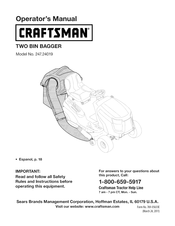 Craftsman 247.24019 Manual Del Operador