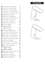 Hansgrohe Metris 31103 Serie Modo De Empleo/Instrucciones De Montaje