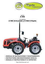 AGRIA HISPANIA A 966 S Manual De Instrucciones Y Mantenimiento