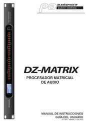 PA DZ-MATRIX Manual De Instrucciones