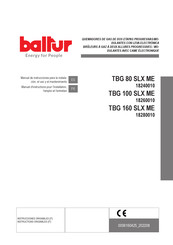 baltur TBG 80 SLX ME Manual De Instrucciones Para Instalación Y Uso
