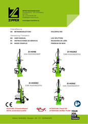 Zipper Maschinen ZI-HS16E Instrucciones De Servicio