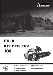 Garland BULK KEEPER 20V 108 Manual De Instrucciones