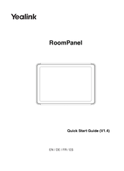 Yealink RoomPanel Manual De Instrucciones