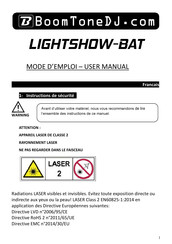 BoomToneDJ Lightshow-BAT Manual Del Usuario