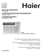 Haier ESA418J-L Manual De Uso Y Cuidado