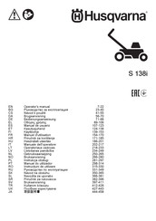 Husqvarna S 138i Manual De Usuario