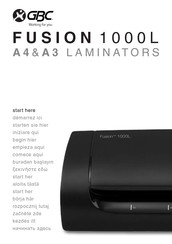 GBC FUSION 1000L Manual De Instrucciones