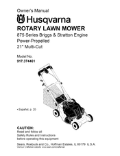 Husqvarna 917.374461 Manual De Instrucciones