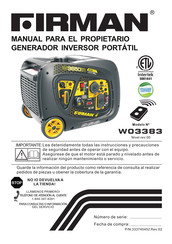 Firman W03383 Manual Para El Propietario