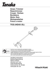 Hitachi Koki Tanaka TCG 24EAS SL Instrucciones De Manejo