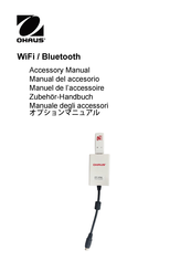 OHAUS WiFi / Bluetooth Manual