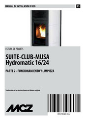 MCZ CLUB Hydromatic 24 Manual De Instalacion Y Uso