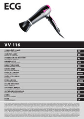 ECG VV 116 Manual De Instrucciones