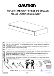 Gautier 400 Instrucciones De Montaje