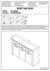 Dedeman KENT 160 3K3F Instrucciones De Montaje