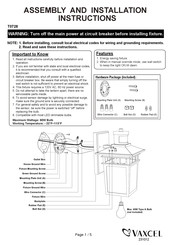 Vaxcel T0728 Instrucciones De Ensamblaje