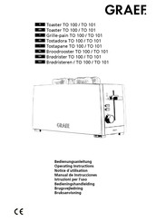 Graef TO101 Manual De Instrucciones