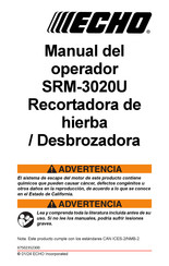 Echo SRM-3020U Manual Del Operador