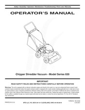 MTD 020 Serie Manual Del Operador