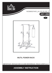 HOMCOM A91-080 Instrucciones De Montaje