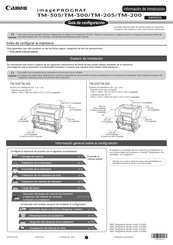 Canon TM-200 Guía De Configuración