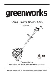 GreenWorks 2601002 Manual Del Propietário