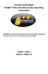 Armada Technologies Pro881 Instrucciones