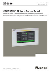 Bender COMTRAXX CP924 Breves Instrucciones De Funcionamiento