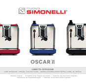 Nuova Simonelli OSCAR II Instrucciones De Manejo