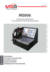 MSG Equipment MS006 Manual De Usuario