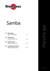 Krampouz Samba Instrucciones De Uso