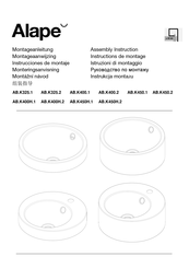 Alape AB.K400H.1 3005 200 000 Instrucciones De Montaje