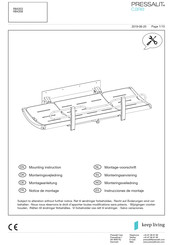 Pressalit Care R84358 Instrucciones De Montaje