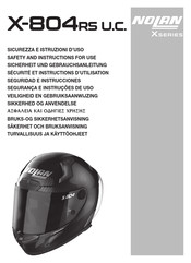 Nolan X Serie Seguridad E Instrucciones