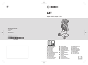 Bosch AXT Rapid 2200 Manual Original