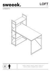 sweeek. LOFT ILFDESK113 Instrucciones De Montaje